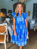 With the Wind Midi Dress-Blue