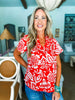 Hazen Floral Top