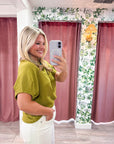 Autumn Orchard Top-Light Olive