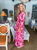 Modern Romance Floral Midi Dress