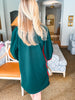 Designer Details Dress - Green