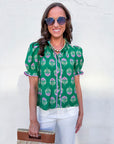 Floral Fancy Ruffle Top