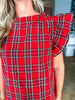 The Season Plaid Top