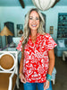 Hazen Floral Top