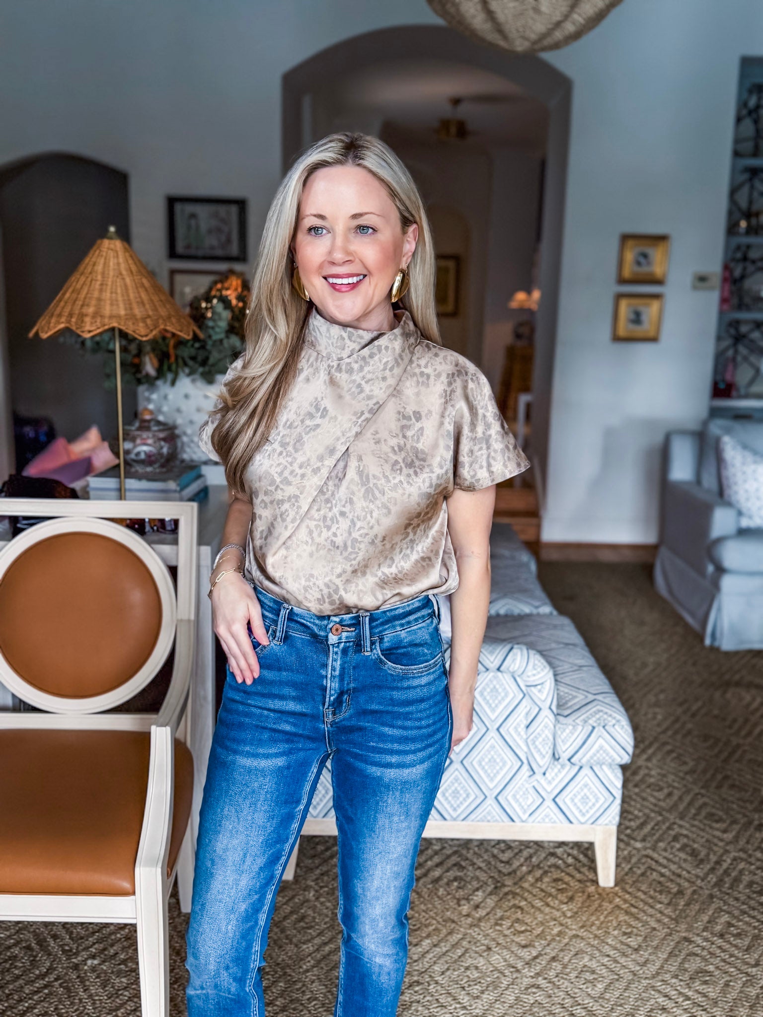 Wild Whisper Draped Top