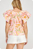 Tropical Day Poplin Top