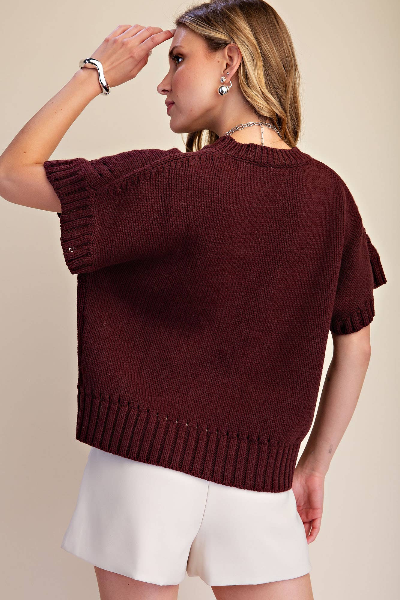 Woodland Charm Sweater-Brown