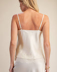Lace Allure Top-Cream