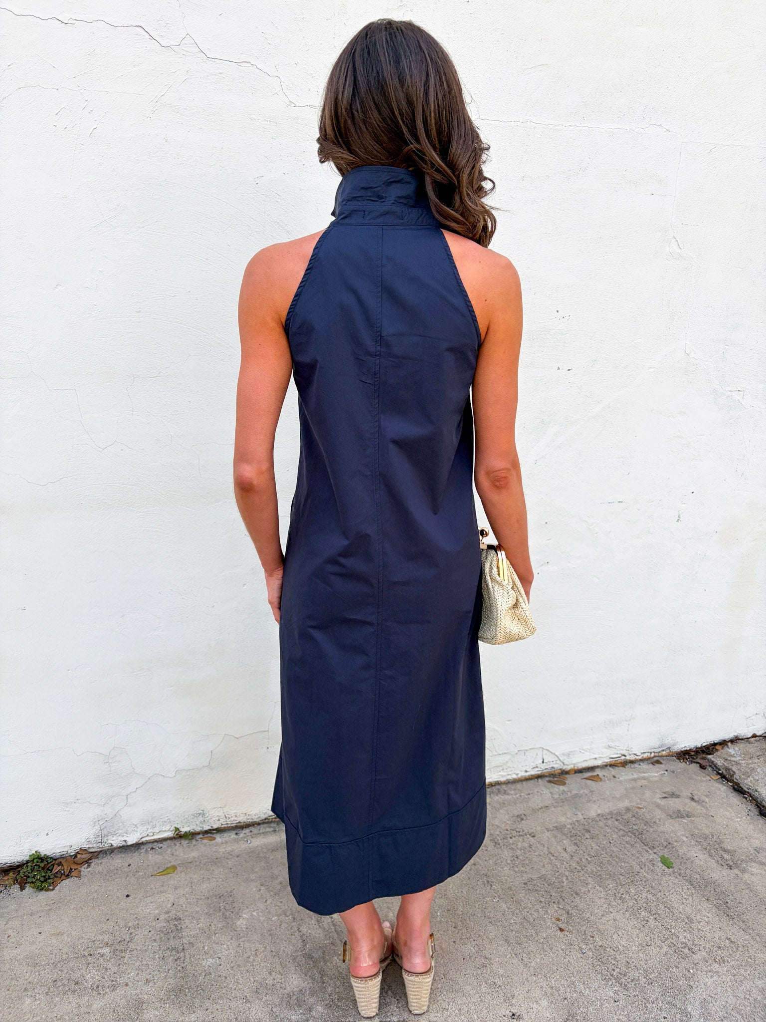 She’s a Ten Midi Dress-Navy