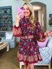 Vineyard Luxe Belted Mini Dress