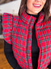 Plaid Baby Puffer Vest