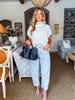 Cozy Cuddles Sweater-Light Gray