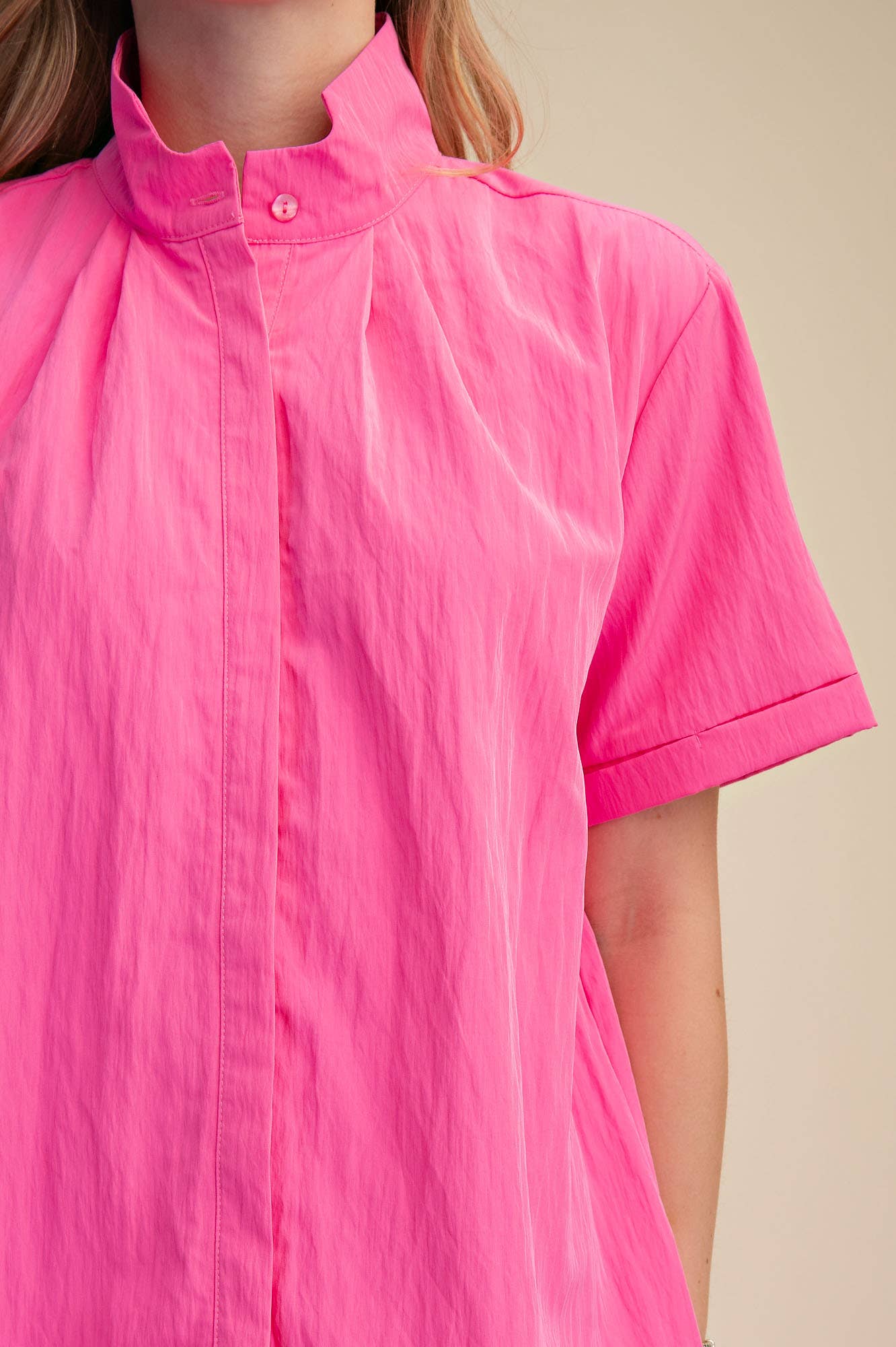 Daylight Bloom Mini Dress-Pink