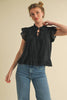 Lovely Time Eyelet Top