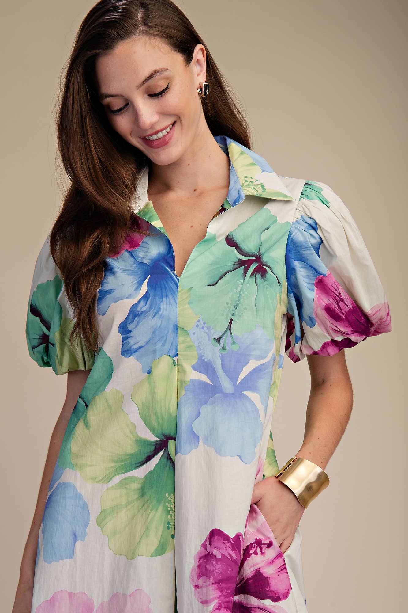 Watercolor Wishes Midi Dress