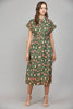 Autumn Day Date Midi Dress
