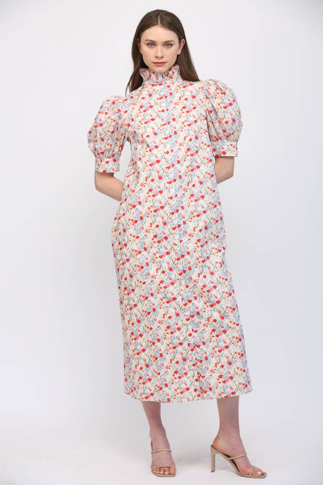 Charlotte Ruffle Maxi Dress