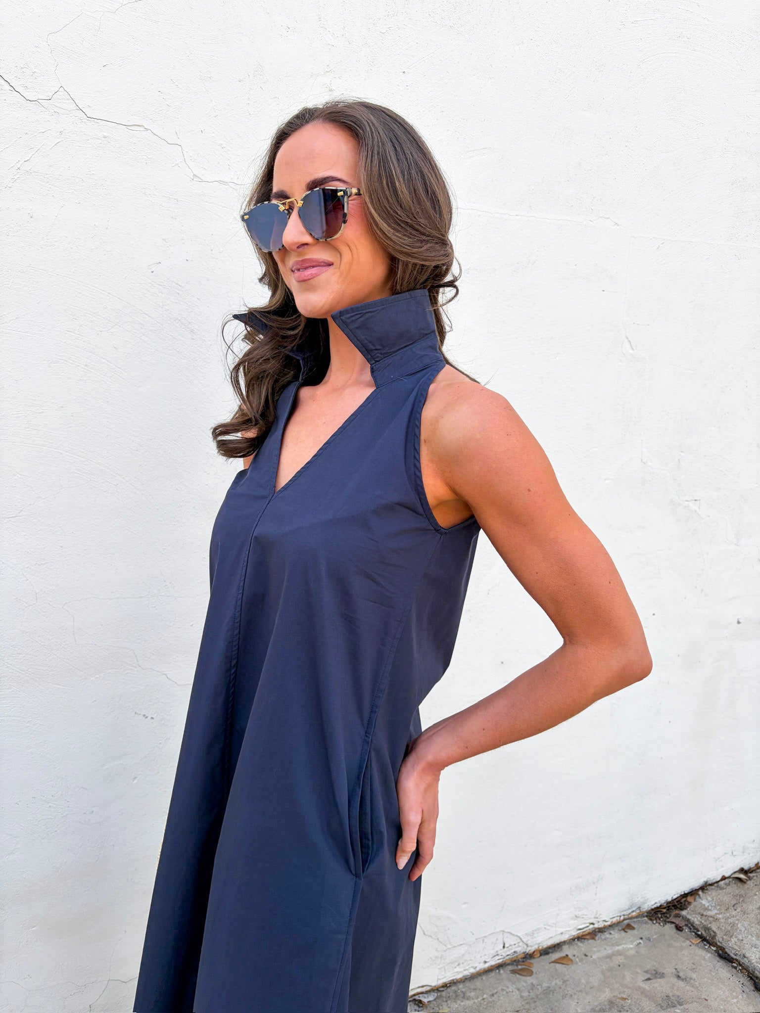 She’s a Ten Midi Dress-Navy