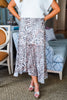 City Spots Leopard Print Skirt