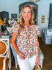 April Showers Smocked Top
