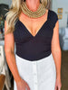 Casual Hangout Knit Top-Black