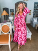 Modern Romance Floral Midi Dress