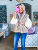 Snow Angel Faux Fur Vest-French Stone