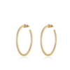 Perfect Pave Medium Hoops