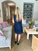 Starburst Embellished Denim Dress