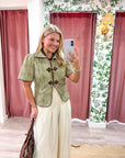 Country House Collared Top