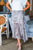 City Spots Leopard Print Skirt