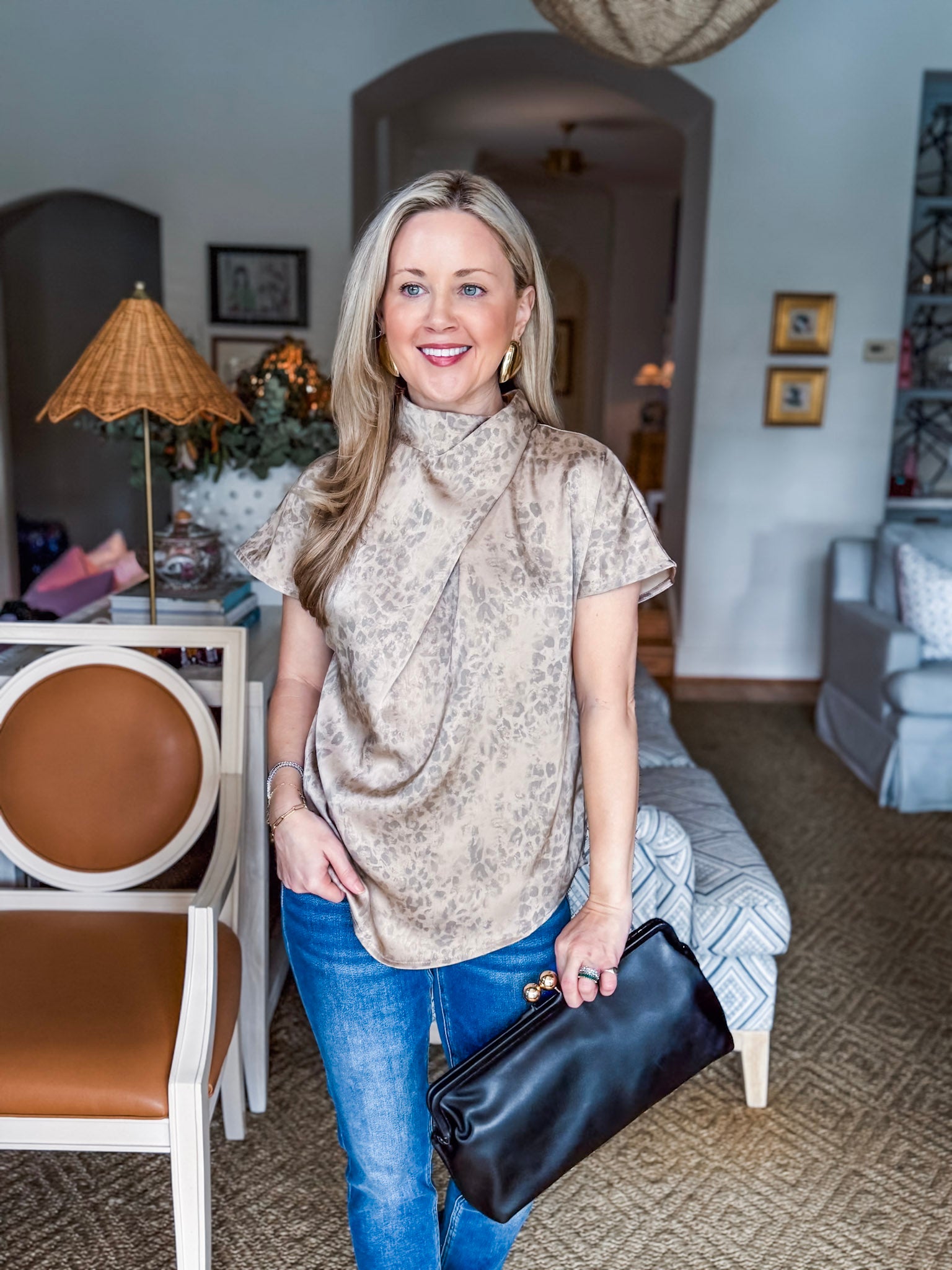 Wild Whisper Draped Top