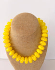 Rory Beaded Necklace-Sunshine Yellow