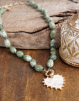 The Heartstone Necklace-Green