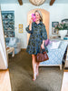Floral Stark Tiered Mini Dress