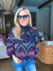 Deco Darling Embroidered Top