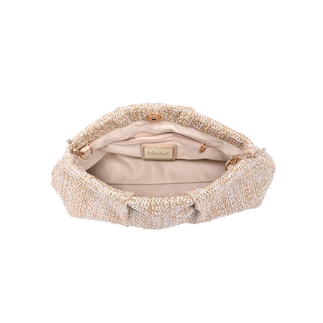 Breeze Woven Clutch-Coral