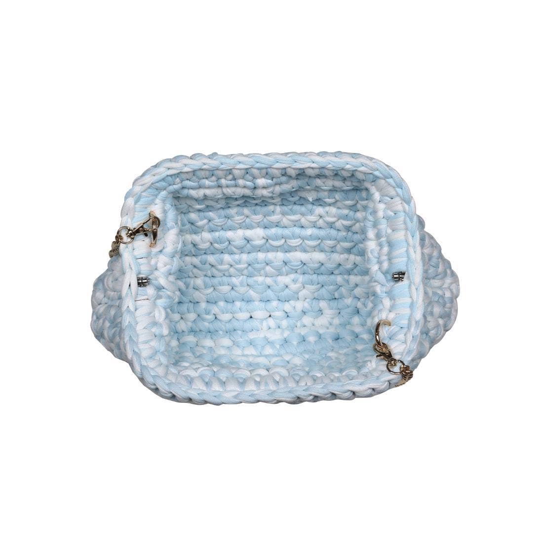 Raya Clutch-Ice Blue