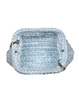 Raya Clutch-Ice Blue