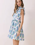 Tuscany Charm Floral Mini Dress