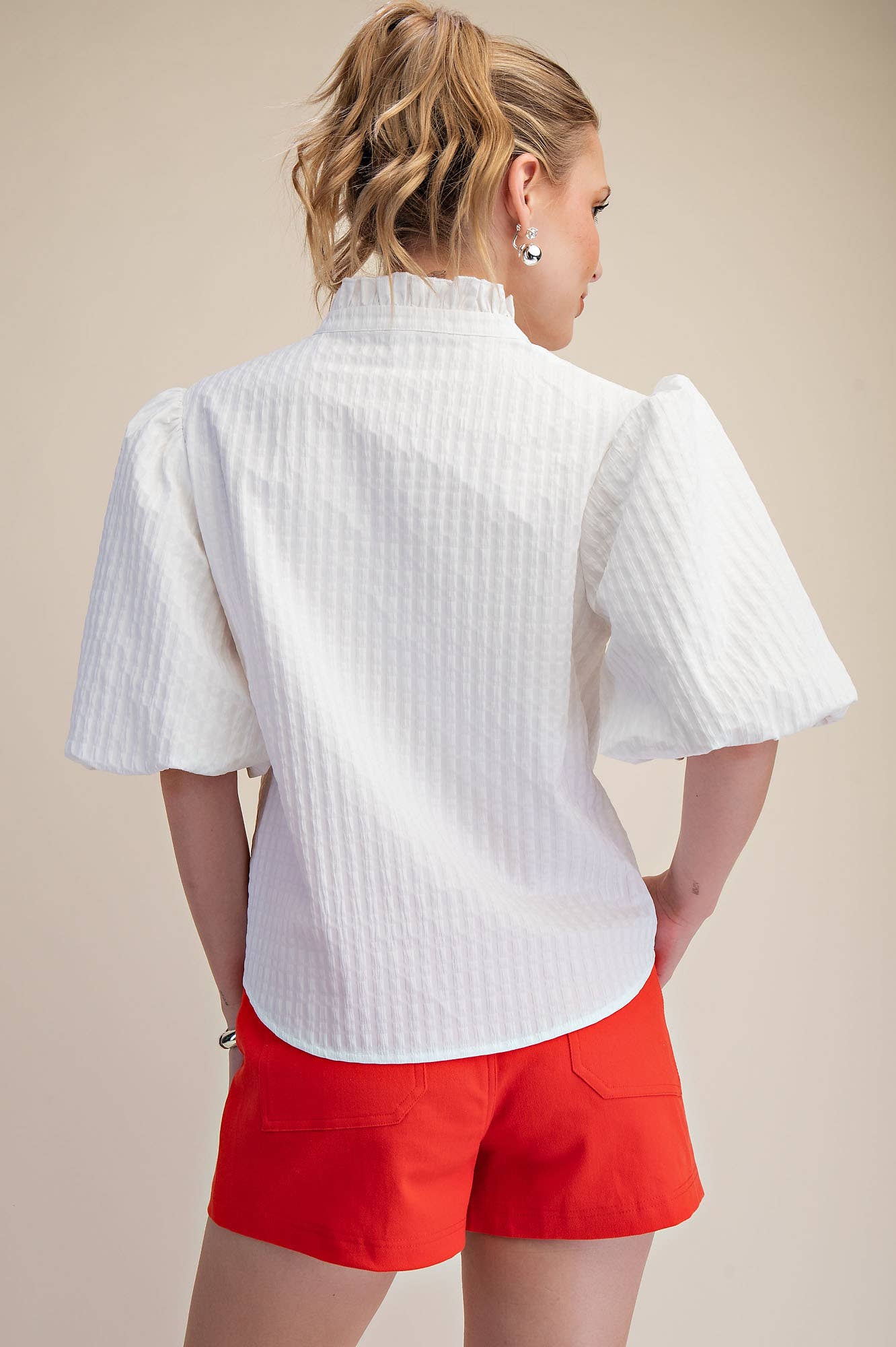 Around Town Puff Sleeve Top