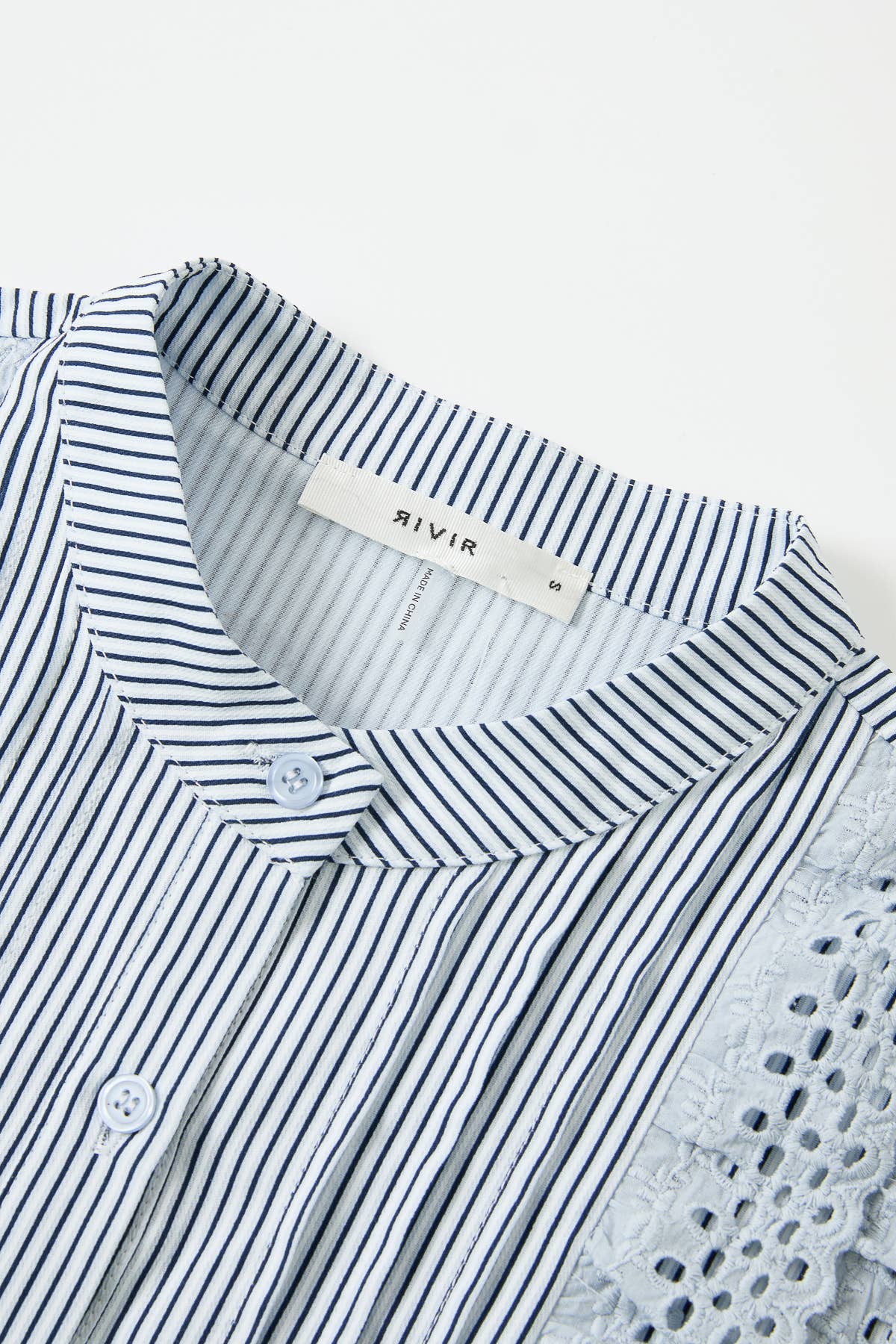 Harbor Heirloom Top-Blue/Navy