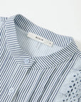 Harbor Heirloom Top-Blue/Navy