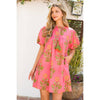Countryside Bliss Floral Mini Dress