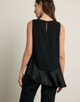 Midnight Satin Top