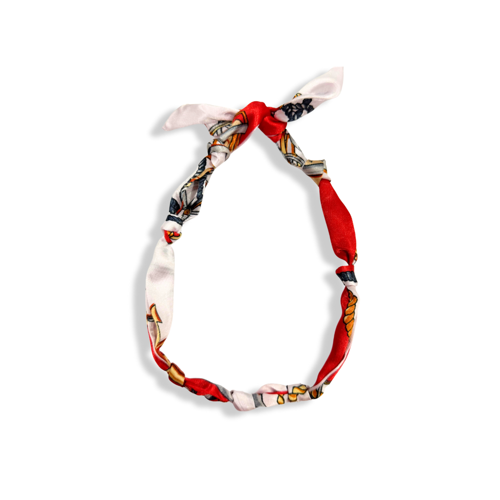 Yellow and Navy Accents Scarf