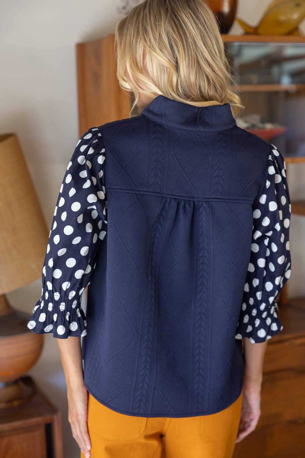 Vivienne Polka Dot Knit Top