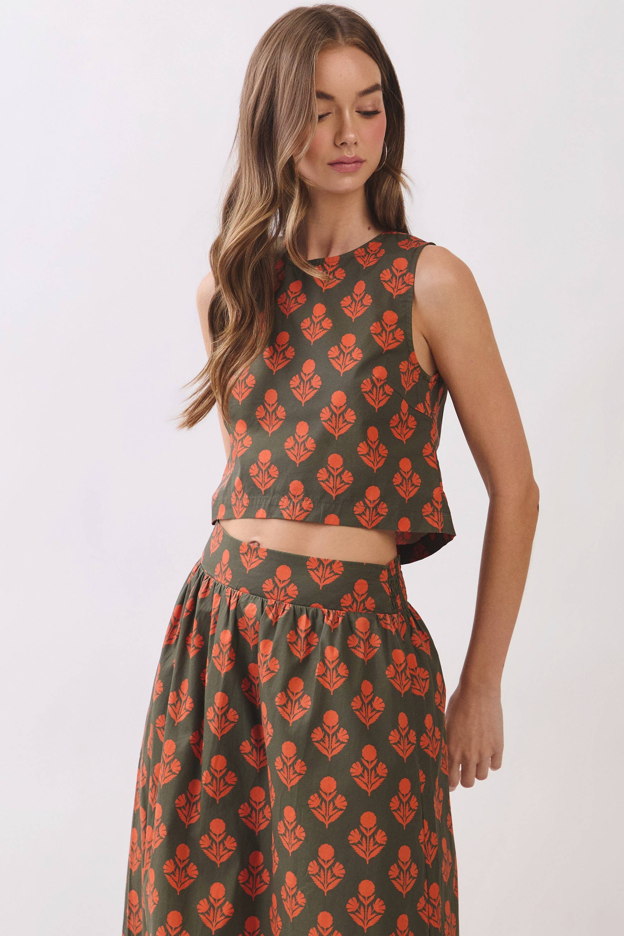 Oak Blossom Crop Top