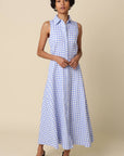Gene Gingham Maxi Dress