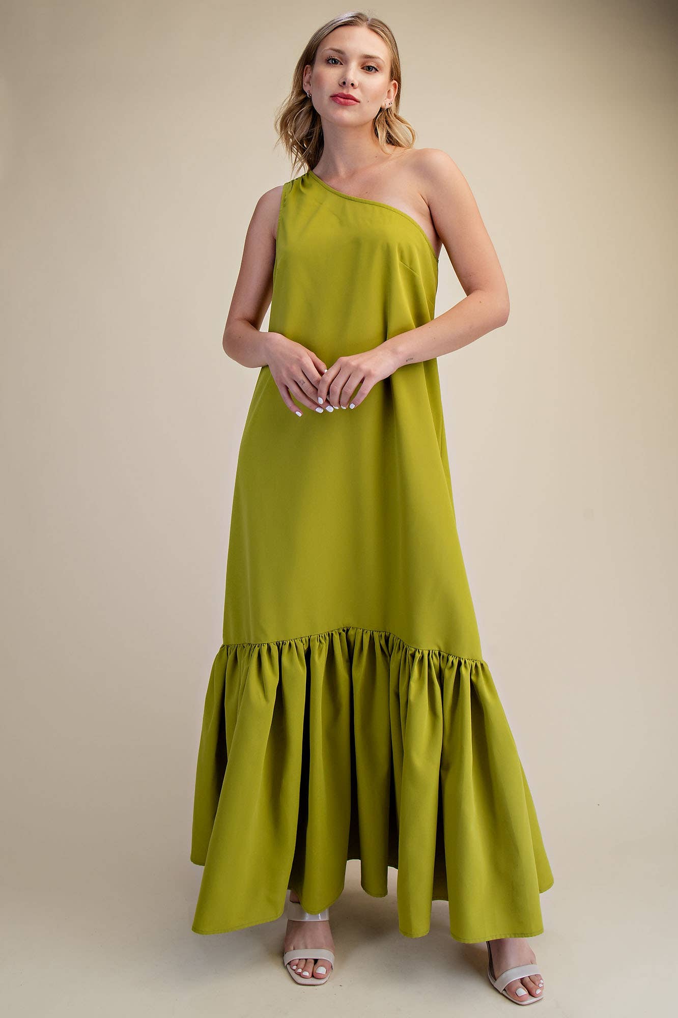 Purely Yours Maxi Dress-Lime